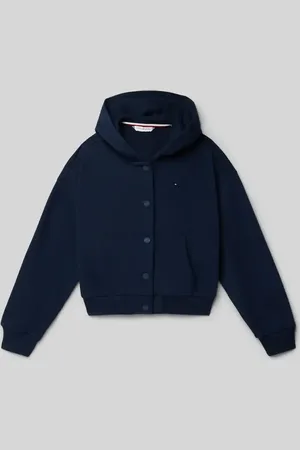 Tommy Hilfiger Sweatjacke mit Label-Stitching in , Größe 152