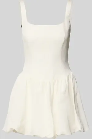 Forever New Cocktailkleid aus Leinen-Mix mit Smok-Details Modell 