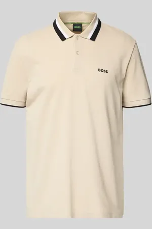 HUGO BOSS Regular Fit Poloshirt mit Label-Print Modell 