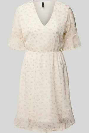 VERO MODA Tailliertes Minikleid mit V-Ausschnitt Modell 