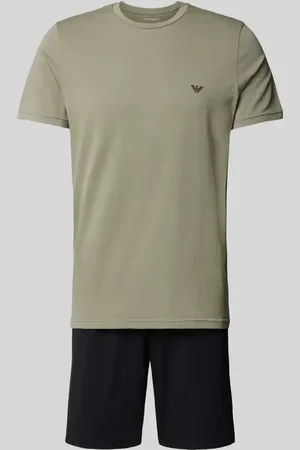 Emporio Armani Pyjama mit Label-Print in , Größe L