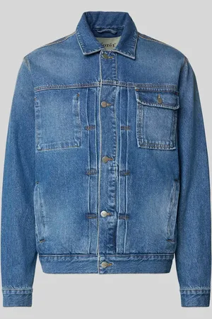 Foret Jeansjacke mit Leistentaschen Modell 