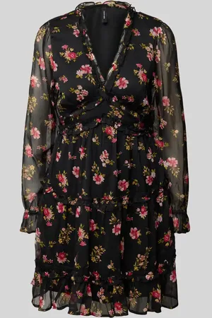 VERO MODA Tailliertes Minikleid mit Volants Modell 