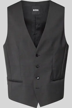 HUGO BOSS Weste mit Knopfleiste in , Größe 46