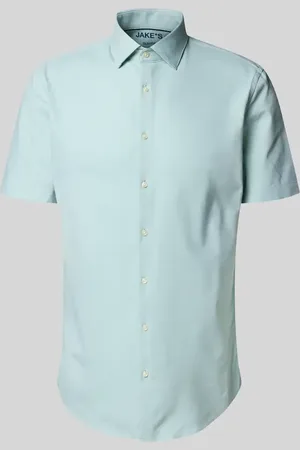 Jake*s Slim Fit Business-Hemd mit Knopfleiste in , Größe 37/38