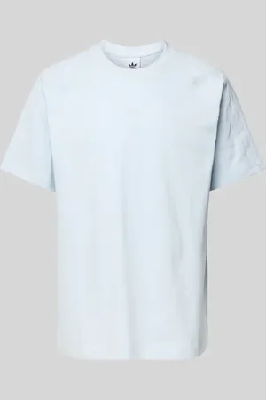 adidas T-Shirt mit geripptem Rundhalsausschnitt in , Größe L