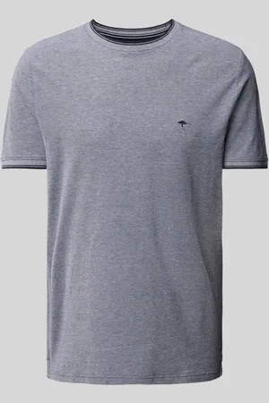 Fynch-Hatton T-Shirt mit Label-Stitching in , Größe 3XL