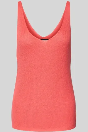 VERO MODA Regular Fit Tank Top in Strickoptik Modell 
