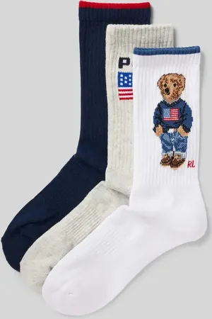Ralph Lauren Socken aus Baumwoll-Mix im 3er-Pack in , Größe 36-41