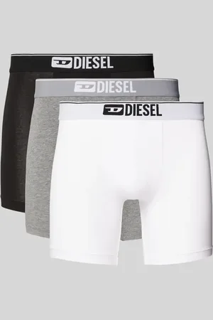 Diesel Trunks mit elastischem Logo-Bund im 3er-Pack in , Größe L