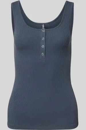 Pieces® Slim Fit Tank Top aus Baumwoll-Mix Modell 