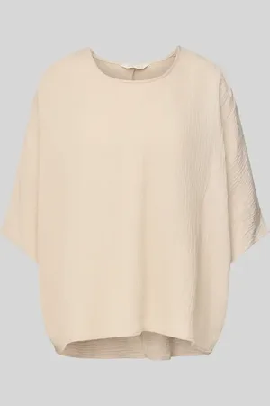 Apricot Relaxed Fit Blusenshirt mit Rundhalsausschnitt in , Größe M/L
