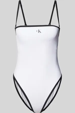 Calvin Klein Badeanzug mit Label-Print in , Größe S