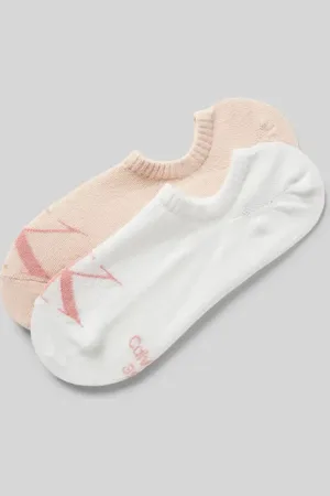 Calvin Klein Füßlinge mit Label-Print im 2er-Pack in , Größe 35-38