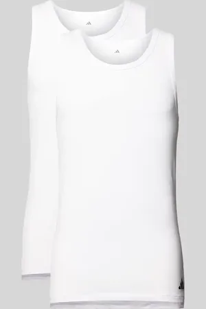adidas Tanktop mit Label-Print im 2er-Pack in , Größe L
