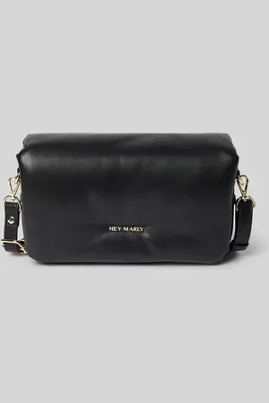 HEY MARLY Handtasche mit Label-Applikation Modell 