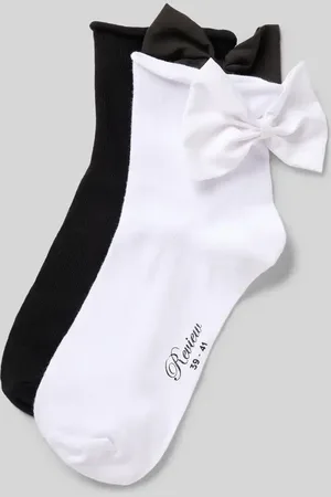 Review Socken mit Zierschleife im 2er-Pack in , Größe 36-38