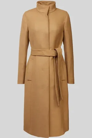 HUGO BOSS Wollmantel mit Stehkragen Modell 