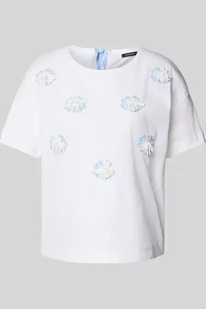 More & More T-Shirt mit Label-Details in , Größe 34