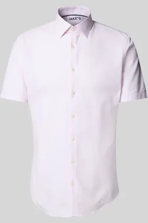 Jake*s Slim Fit Business-Hemd mit Knopfleiste in , Größe 37/38