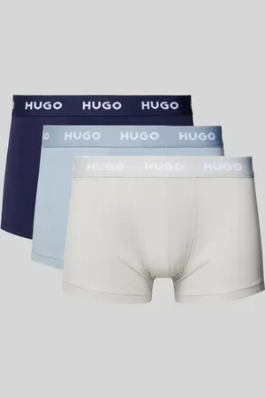 HUGO BOSS Trunks mit elastischem Label-Bund im 3er-Pack in , Größe L