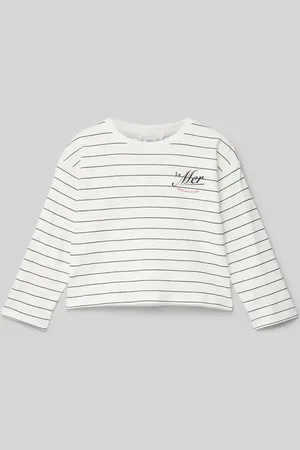 MANGO Longsleeve mit Label-Print in , Größe 128