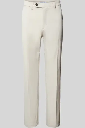 Manuel Ritz Slim Fit Chino mit Anhänger in , Größe 48