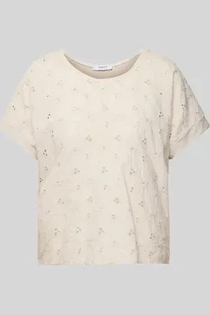 Zabaione T-Shirt mit Strukturmuster in , Größe L