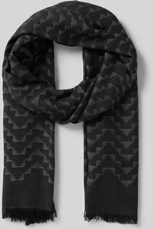 Emporio Armani Schal mit Label-Print in , Größe 1