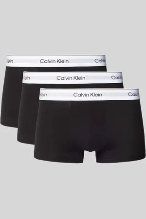 Calvin Klein Trunks mit elastischem Label-Bund im 3er-Pack in , Größe M