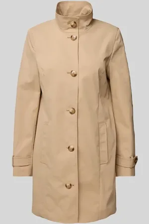Christian Berg Trenchcoat mit Stehkragen und Ärmelriegeln in , Größe 36