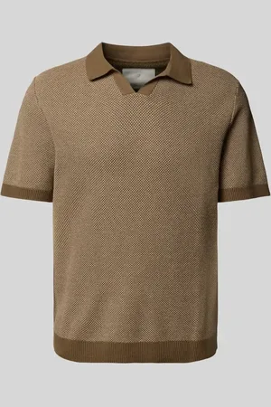 JACK & JONES Regular Fit Poloshirt mit V-Ausschnitt Modell 