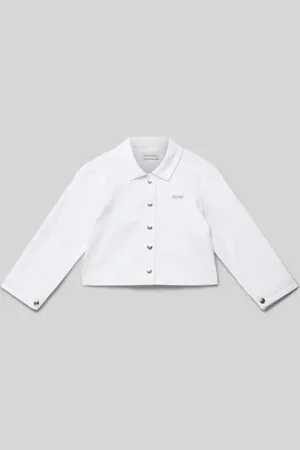 Calvin Klein Jeansjacke mit Knopfleiste in , Größe 152