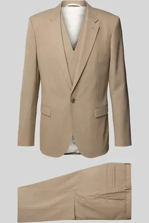 HUGO BOSS Slim Fit Anzug mit Woll-Anteil Modell 