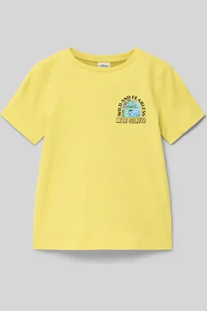 QS by s.Oliver Regular Fit T-Shirt aus reiner Baumwolle in , Größe 116