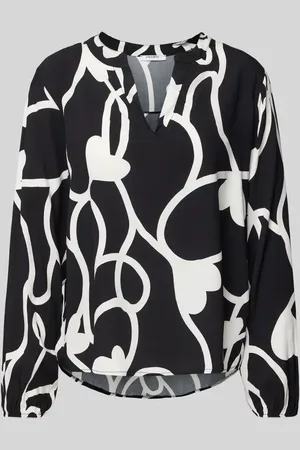 Zabaione Regular Fit Bluse mit Tunikakragen Modell 