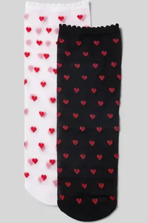 Review Socken mit Motiv-Print im 2er-Pack in , Größe 1