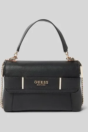 Guess Handtasche mit Label-Applikation in , Größe 1