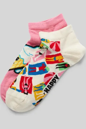 Happy Socks Socken mit Label-Print im 2er-Pack in , Größe 36-40
