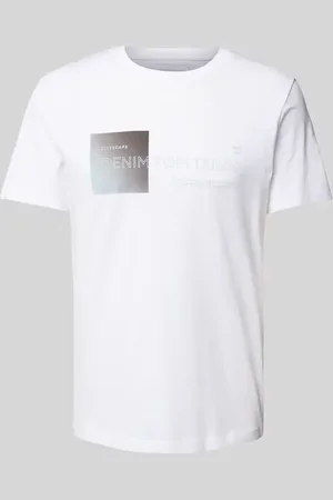 TOM TAILOR Regular Fit T-Shirt aus reiner Baumwolle in , Größe L