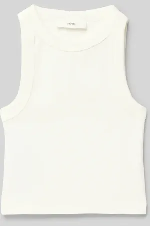 MANGO Tanktop mit gerippten Abschlüssen in , Größe 128