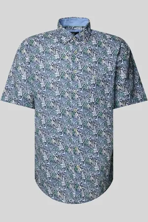 Fynch-Hatton Regular Fit Freizeithemd mit Button-Down-Kragen in , Größe 3XL