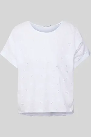 Zabaione T-Shirt mit Strukturmuster in , Größe L
