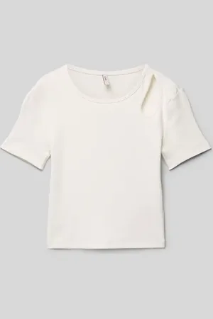 ONLY Slim Fit T-Shirt aus Baumwoll-Mix Modell 