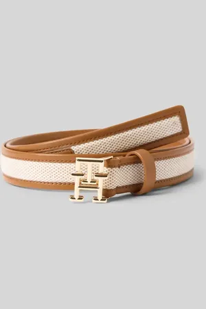 Tommy Hilfiger Gürtel aus Leder mit Baumwoll-Anteil in , Größe 100