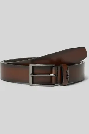 HUGO BOSS Ledergürtel mit Dornschließe Modell 