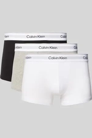 Calvin Klein Trunks mit elastischem Label-Bund im 3er-Pack in , Größe L