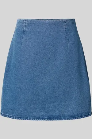 EDITED the label Jeansrock mit Bundfalten Modell 
