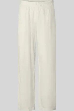 Review Straight Leg Bundfaltenhose mit elastischem Bund in , Größe L