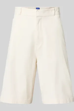 Hugo Blue Baggy Fit Bermudas mit Eingrifftaschen Modell 